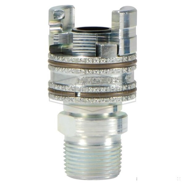 Dixon P Series Thor Interchange Coupler, 41641, MNPTF, Steel, Trivalent Chrome, Domestic 4PM4 - main